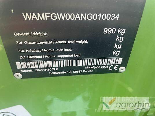 Fendt 3160TLX Косилки