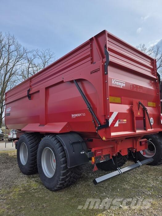 Krampe BIG BODY 750 Самосвальні причепи