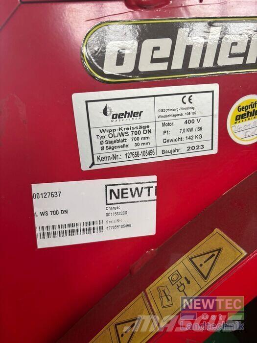 Oehler OL WS 700 DN Дровоколи, рубальні машини, дробарки
