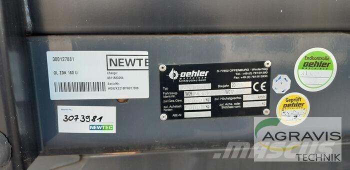 Oehler OL ZDK 180 U Самосвальні причепи