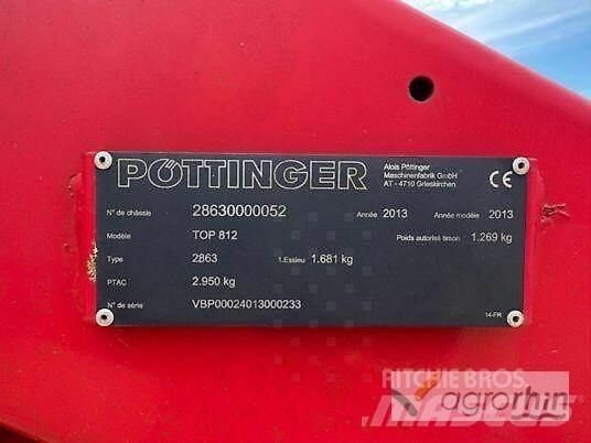 Pöttinger TOP 812 Граблі і сінозворушувачі