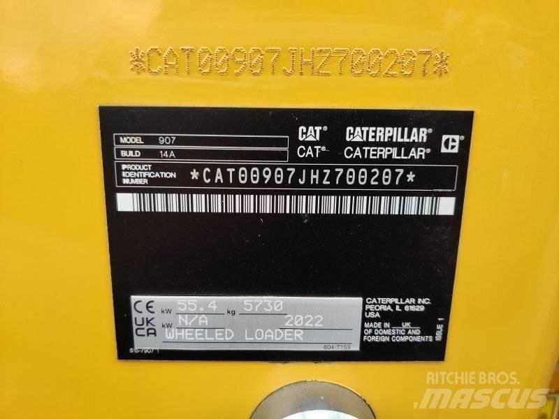 CAT 907 Фронтальні навантажувачі