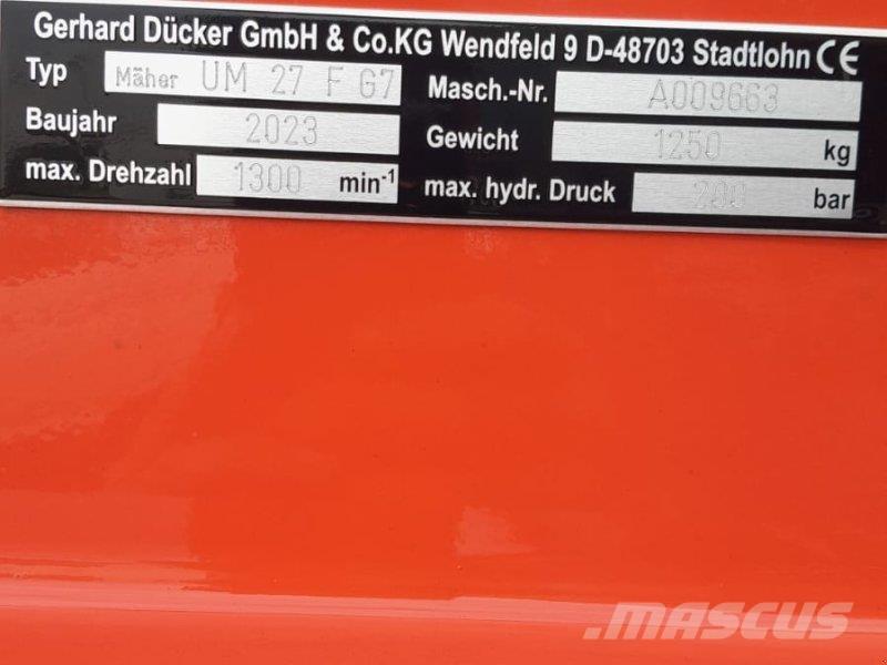 Dücker UM 27 Ворошителі компосту