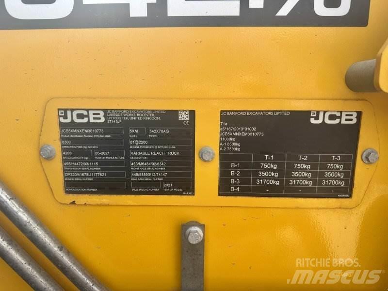 JCB 542-70 Телескопічні навантажувачі