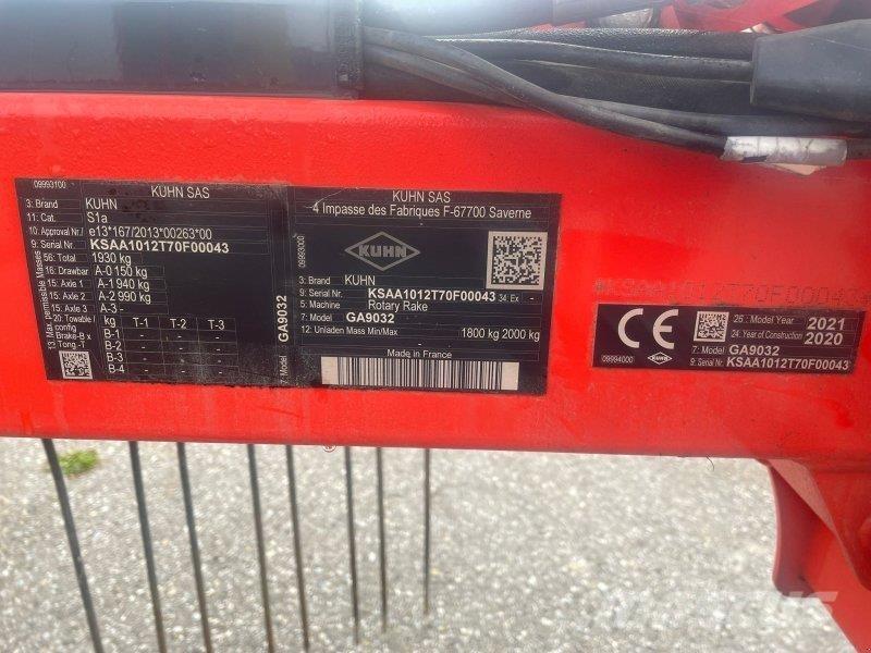 Kuhn GA 9032 Рядкові жатки