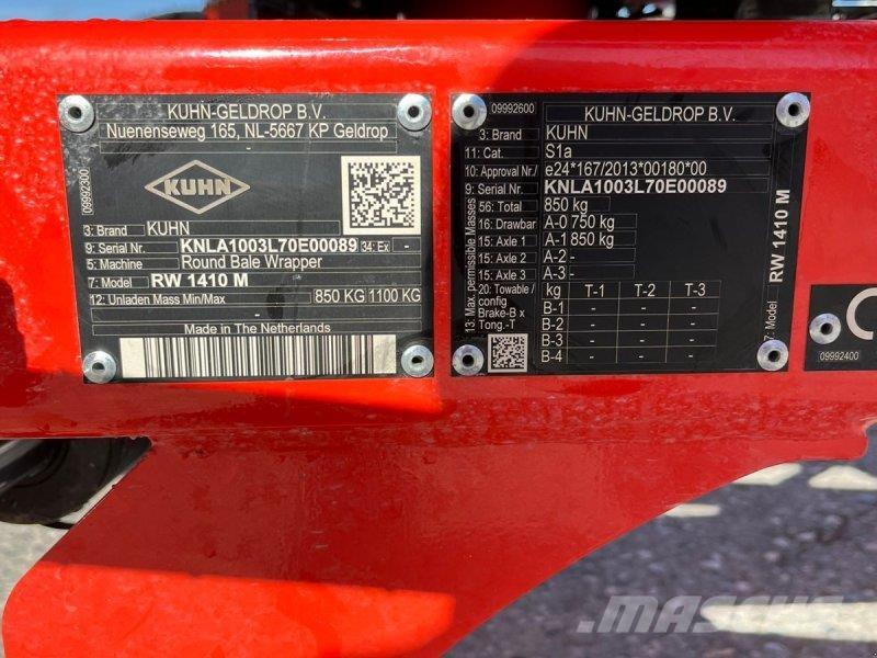 Kuhn RW 1410M Обмотувачі