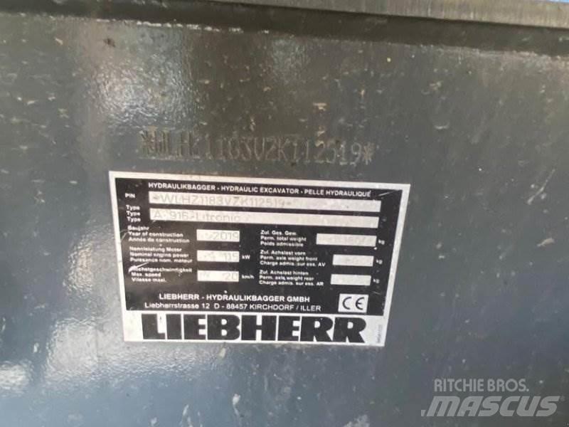 Liebherr A 916 Колісні екскаватори