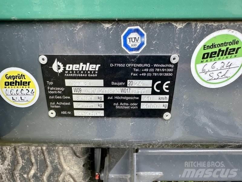 Oehler ZDK 80 Самосвальні причепи