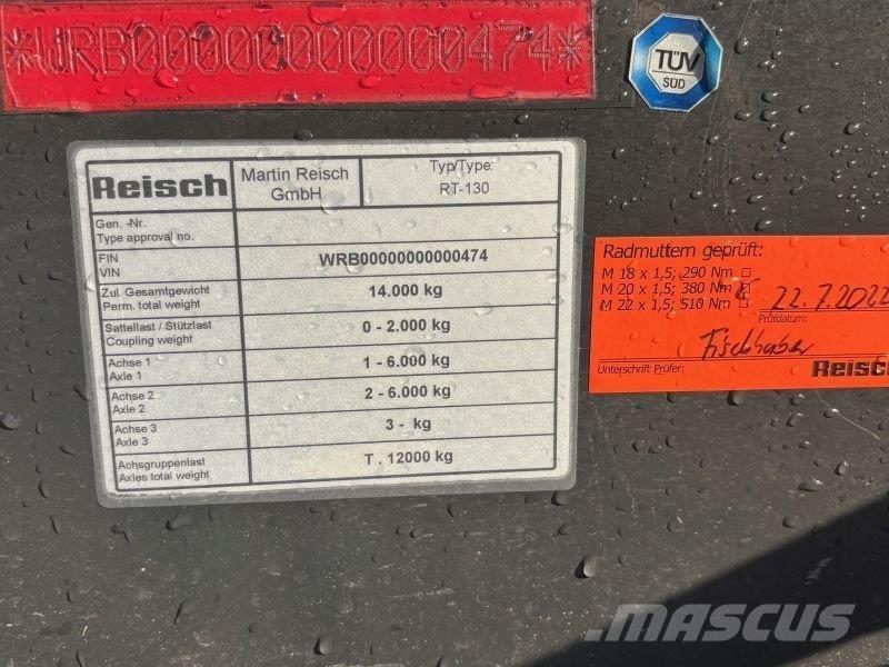 Reisch RT 130 Самосвальні причепи