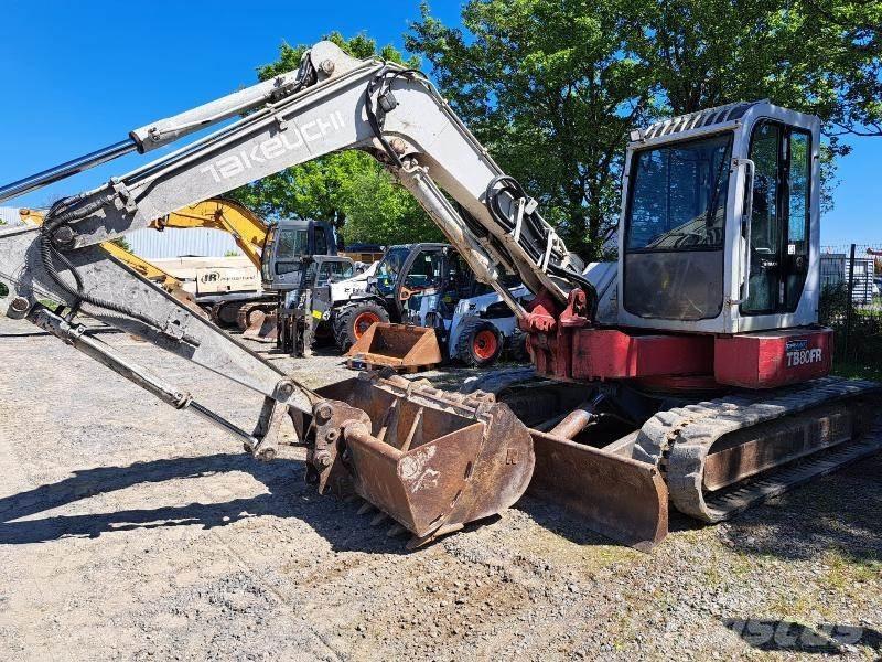 Takeuchi TB80FR Міні-екскаватори < 7т