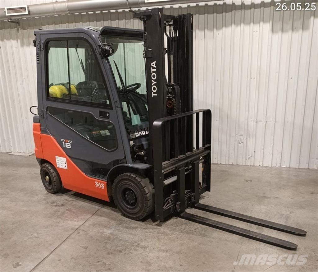 Toyota 02-8FGF18 Газові навантажувачі