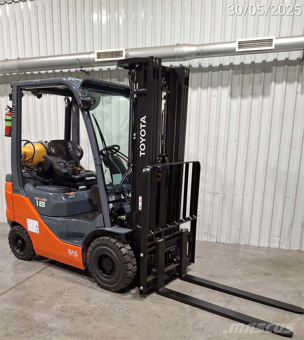 Toyota 02-8FGF18 Газові навантажувачі