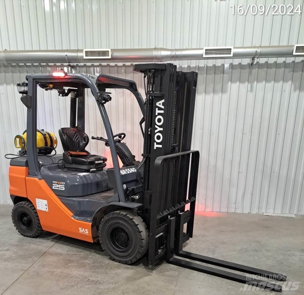 Toyota 02-8FGF25 Газові навантажувачі