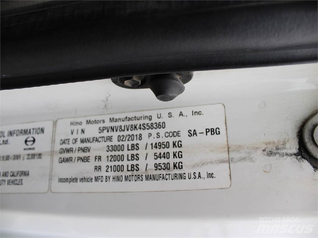 Hino 338 Вантажівки-платформи/бокове розвантаження