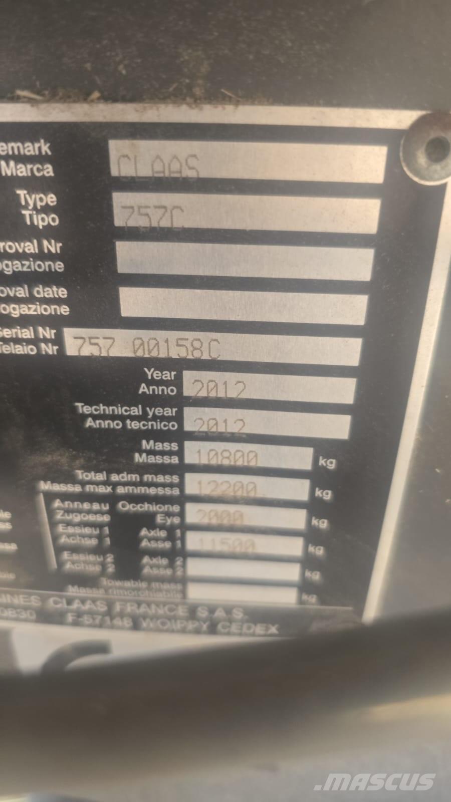 CLAAS 3300 Тюкові прес-підбирачі