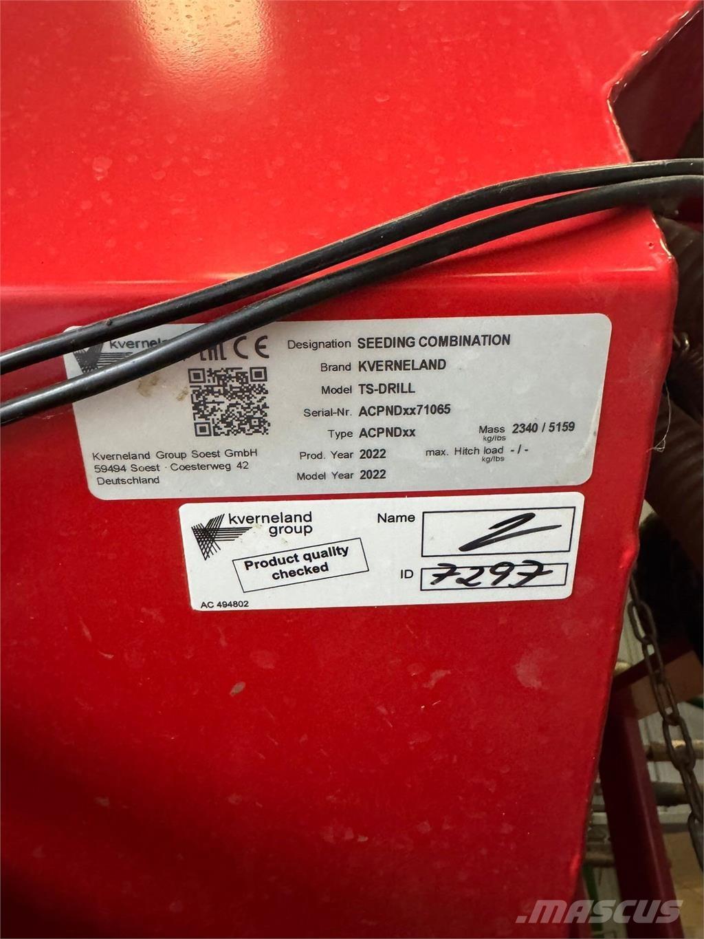 Kverneland 4.8M Сільгосптехніка - Інші