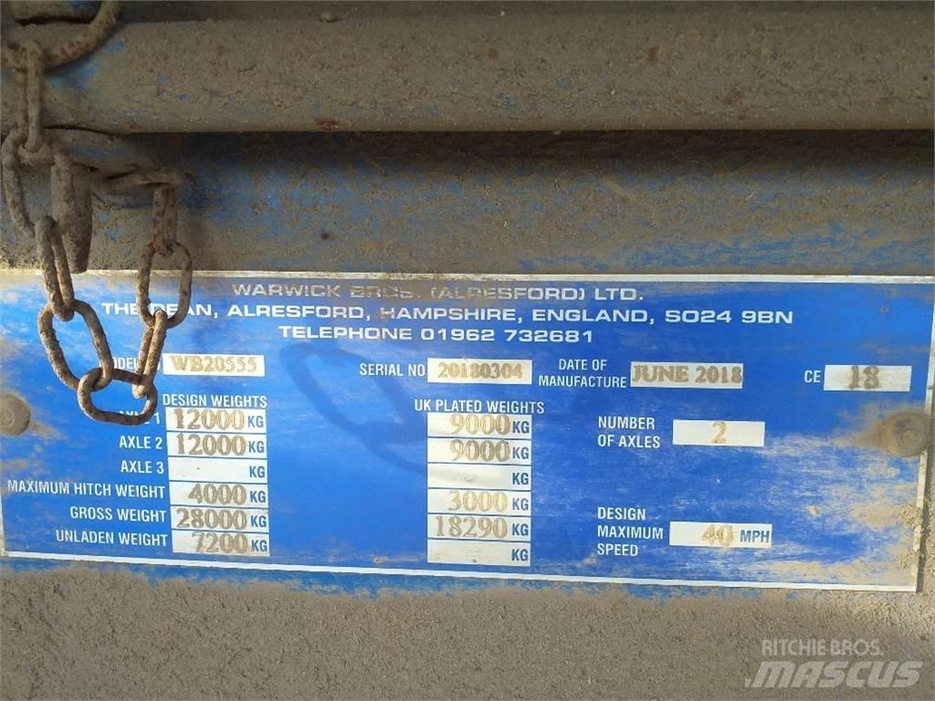  WARWICK 20 TONNE Інші причепи