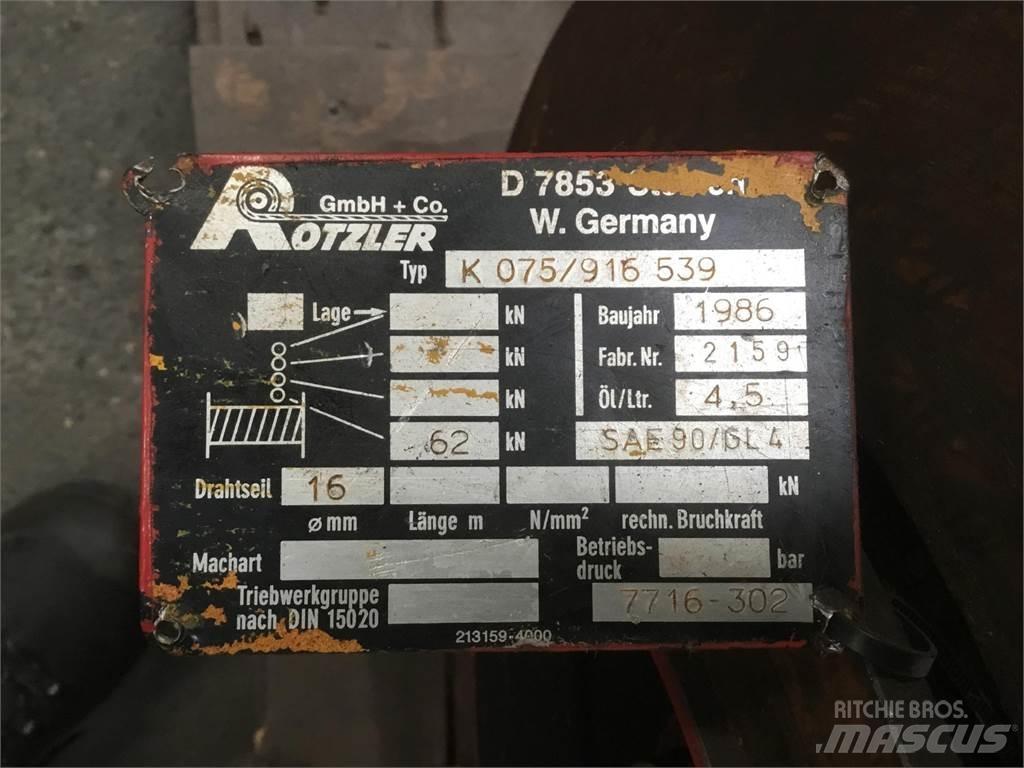 Faun RTF 30 winch Запчастини для кранів