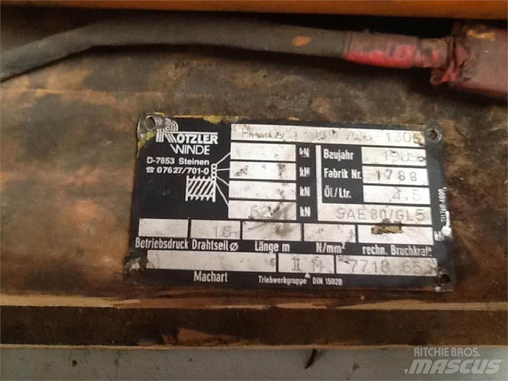 Faun RTF 30 winch Запчастини для кранів