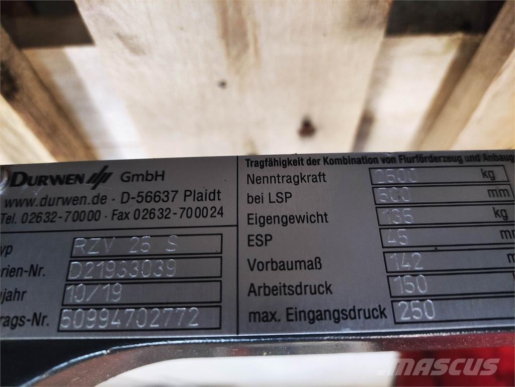 Durwen RZV 25 S Складська техніка - Інші