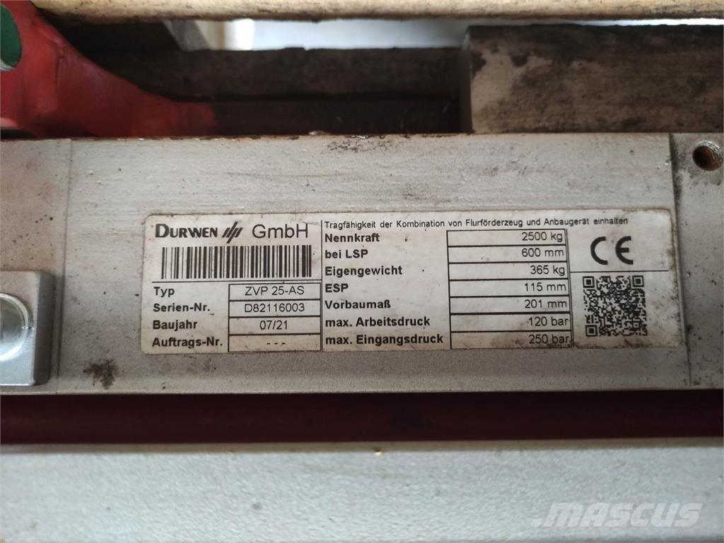 Durwen ZVP25-AS Захвати для мішків