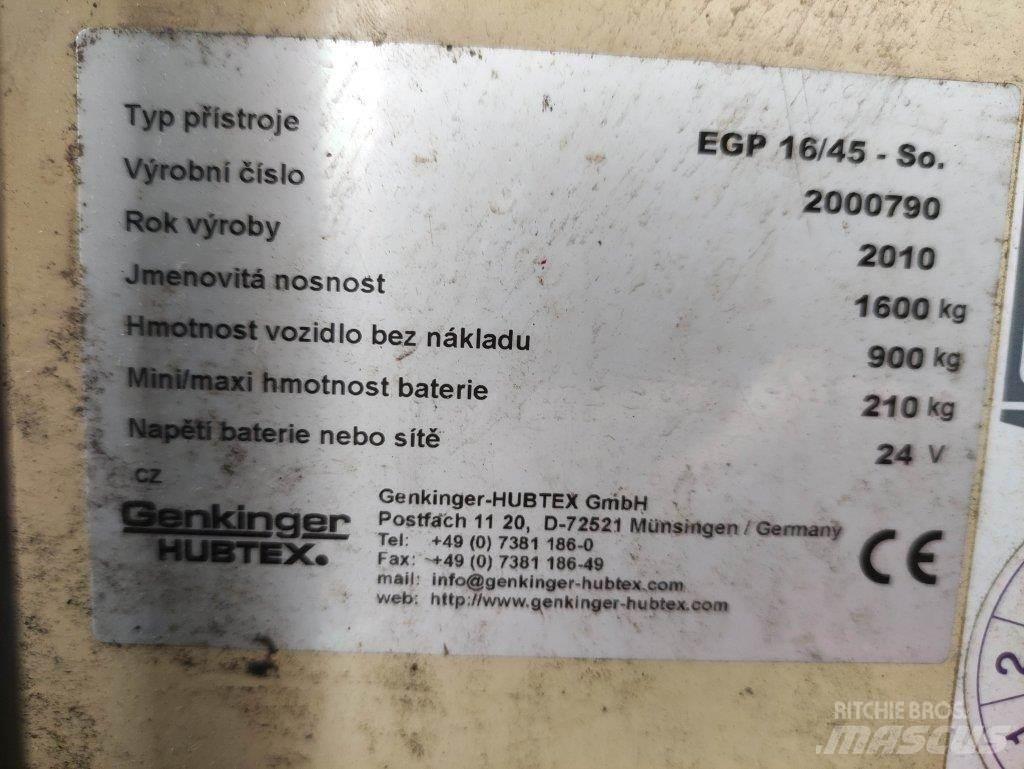 Hubtex EGP16/45-So Ручний візок