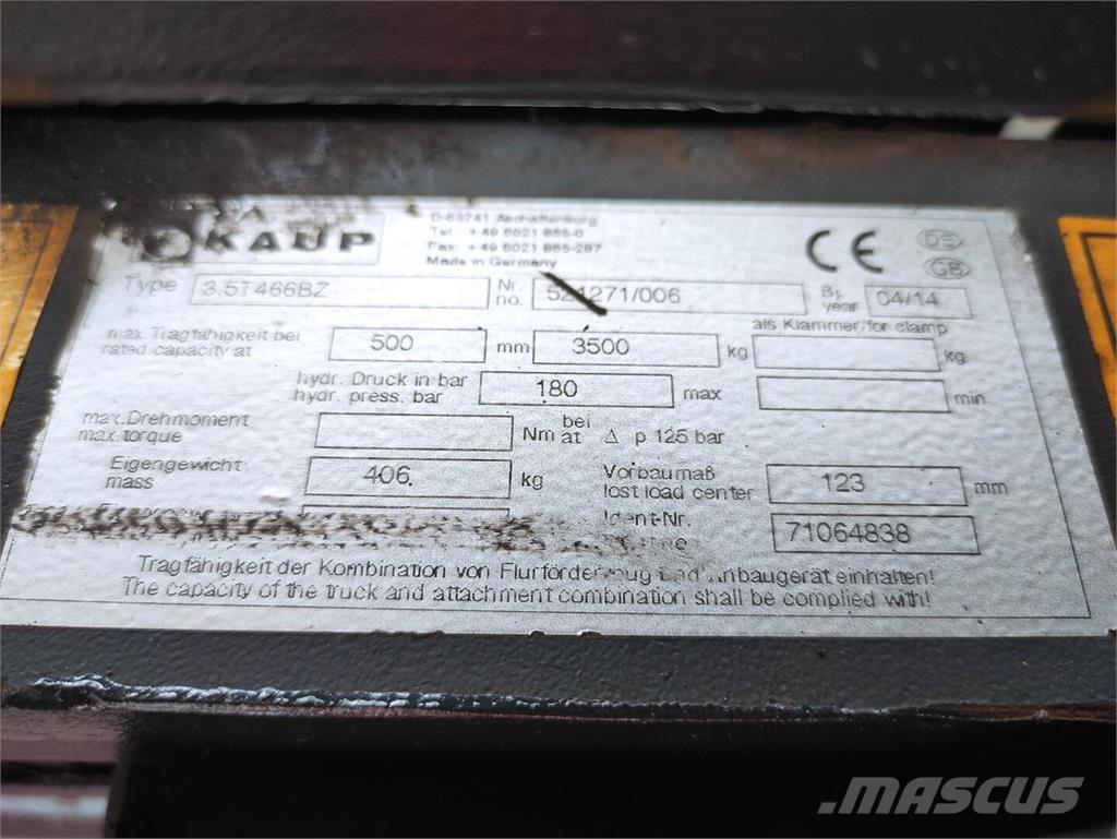 Kaup 3.5T 466B Z Складська техніка - Інші