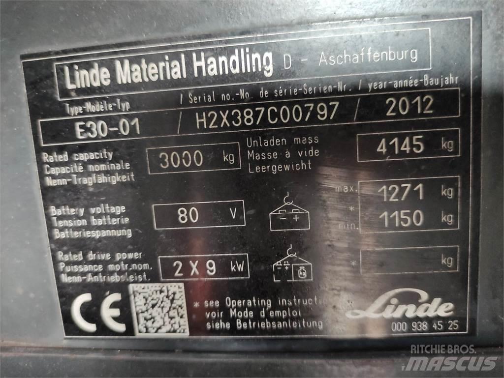 Linde E30-01-387 Електронавантажувачі