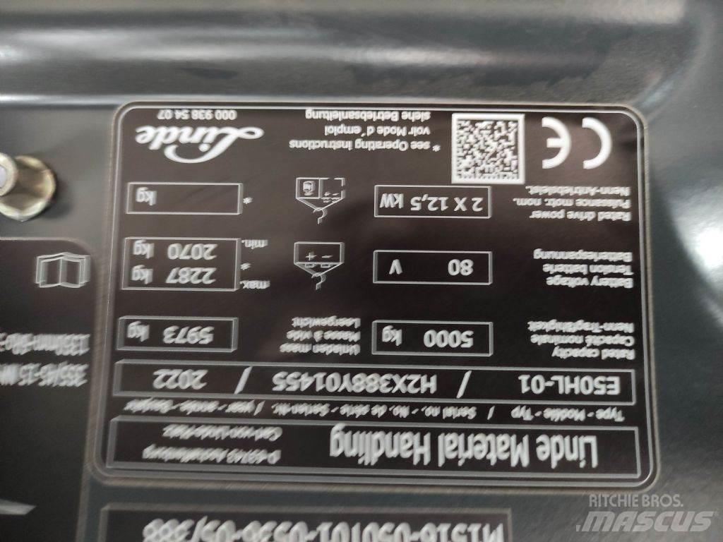 Linde E50HL-01-388 Електронавантажувачі
