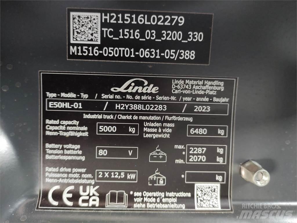 Linde E50HL-388 Електронавантажувачі