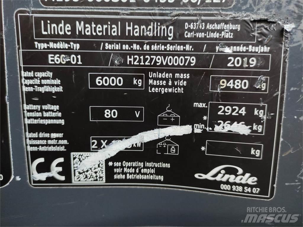 Linde E60-01-1279 Електронавантажувачі