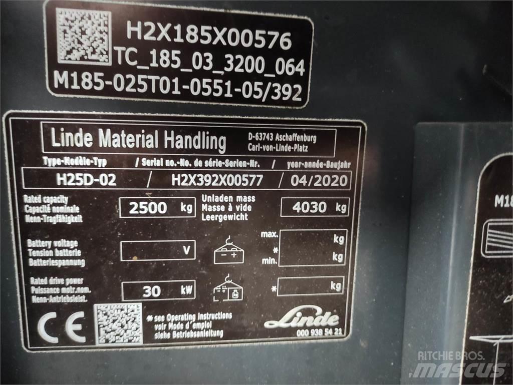 Linde H25D-02-392 EVO Дизельні навантажувачі