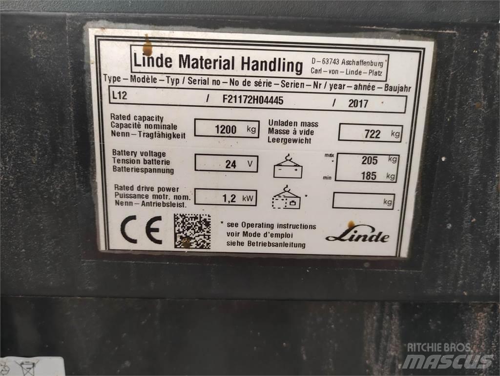 Linde L12 Ручний візок