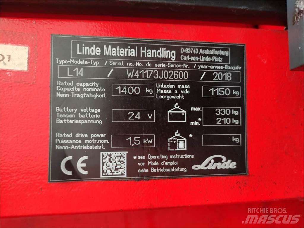 Linde L14-1173 Ручний візок