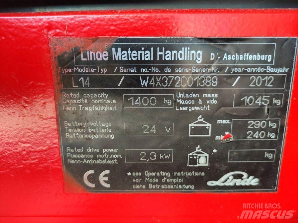 Linde L14-372 Ручний візок
