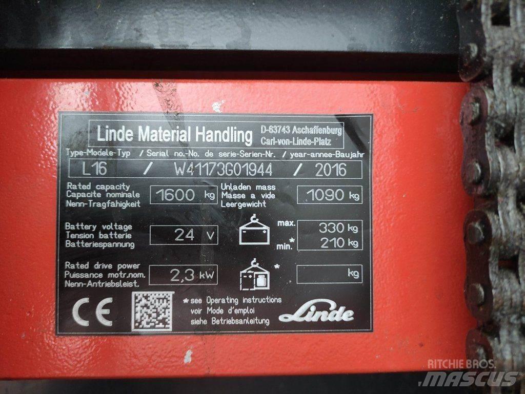 Linde L16i-1173 Ручний візок