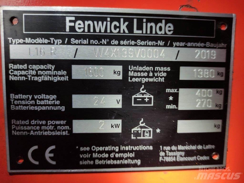 Linde L16R Ручний візок