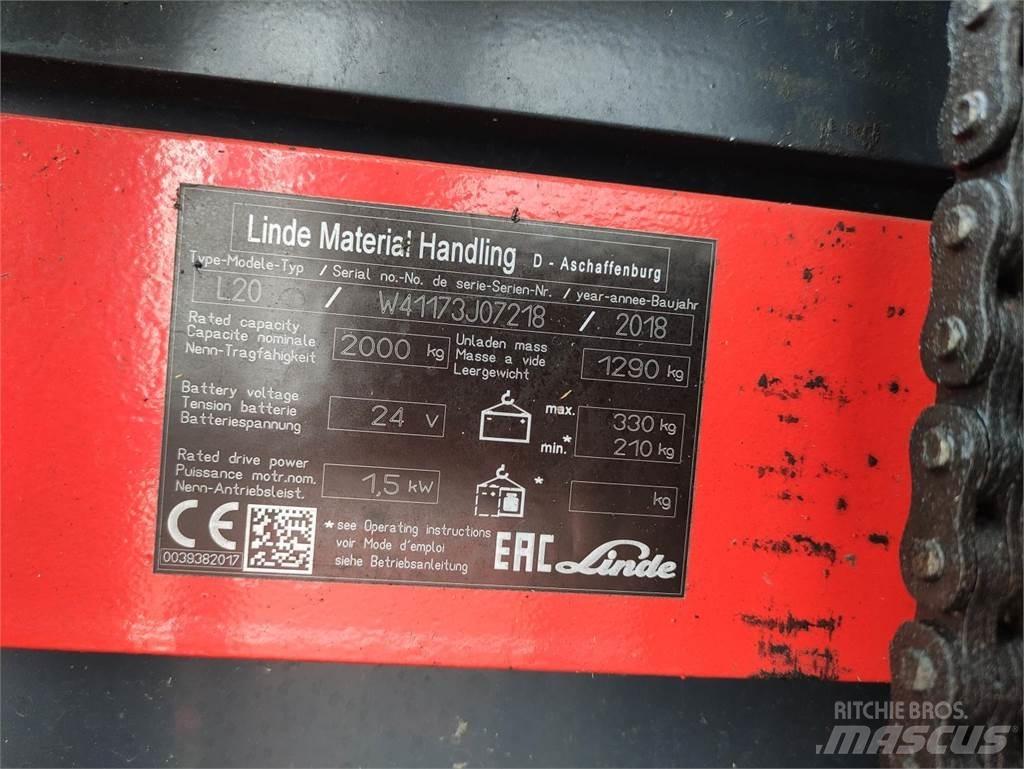 Linde L20i-1173 Ручний візок