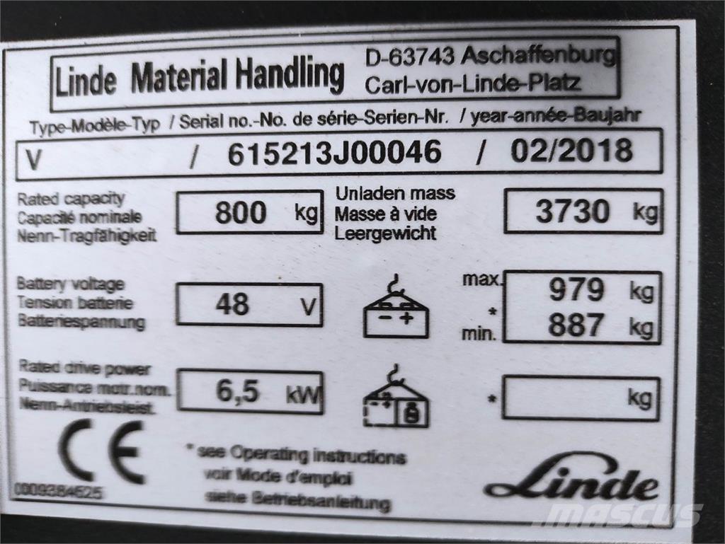 Linde V Modular Висотні комісіонери