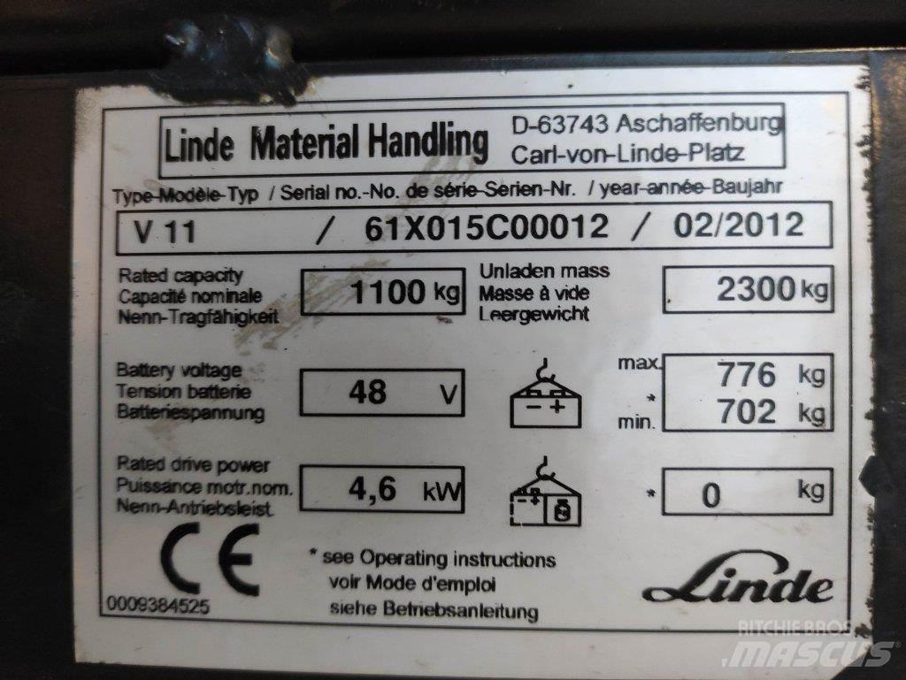 Linde V11 Висотні комісіонери