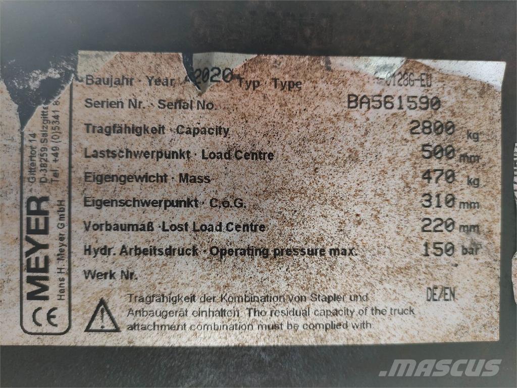Meyer 3-0128G-EU Захвати для мішків