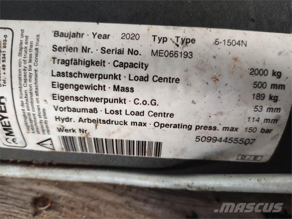 Meyer 5-1504N Складська техніка - Інші