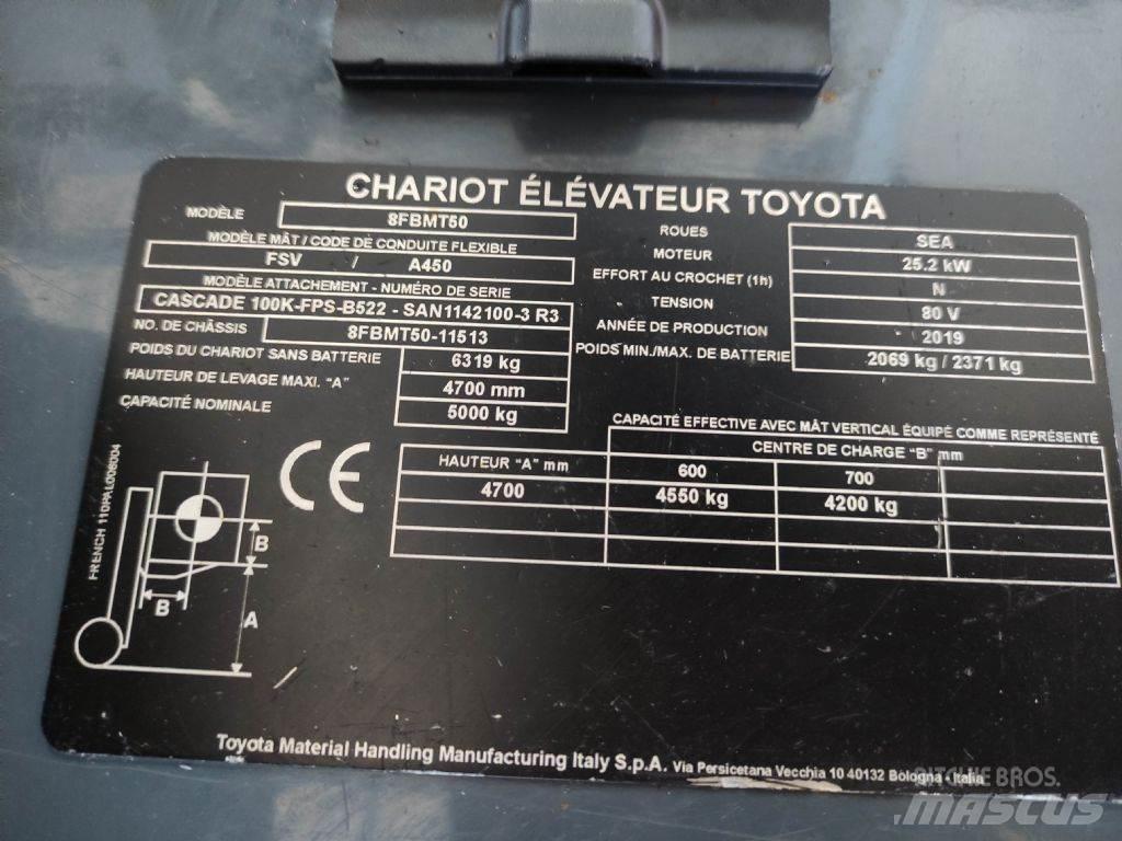 Toyota 8FBMT50 Електронавантажувачі