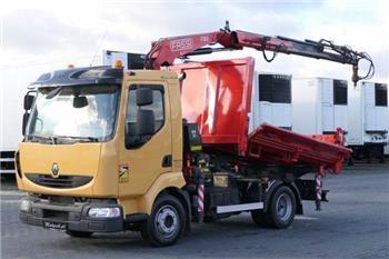 Renault MIDLUM 270/ 4X2/KIPPER+CRANE PALFINGER PK8502