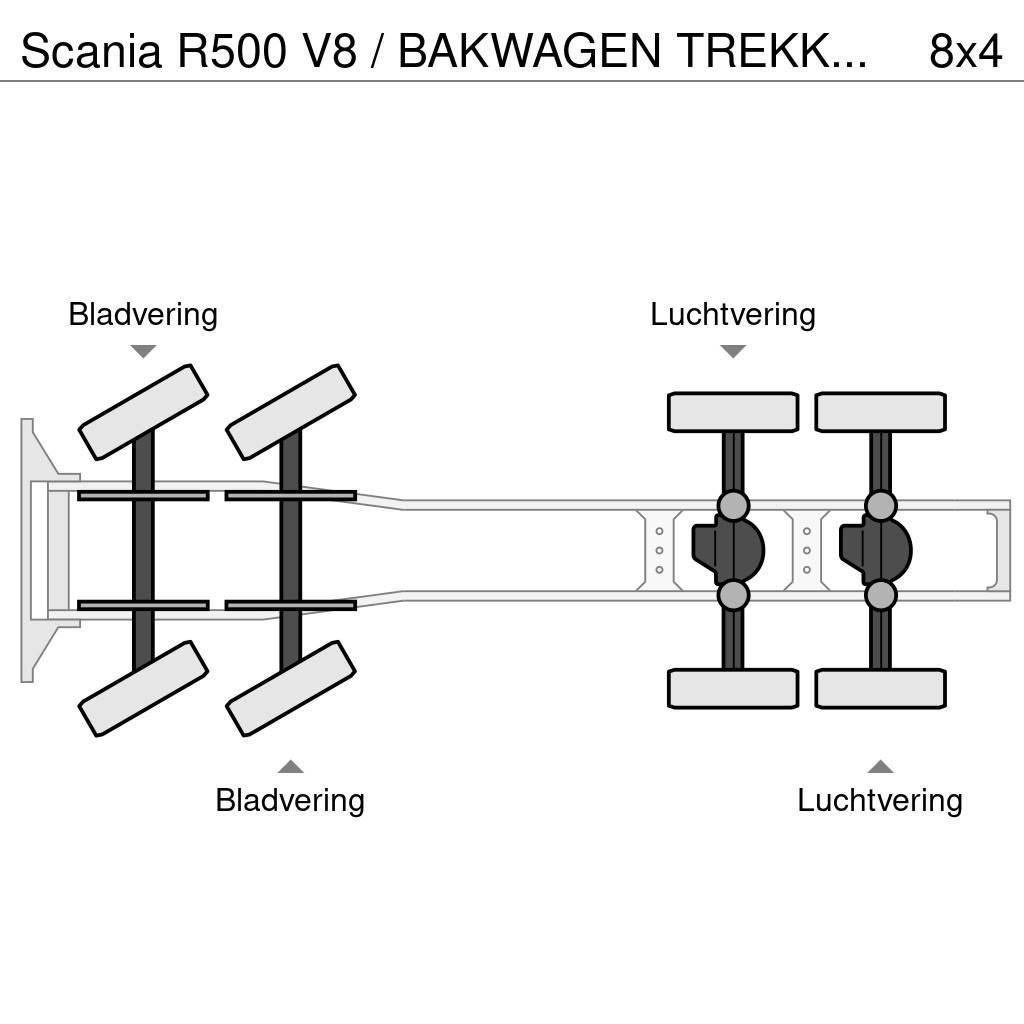 Scania R500 V8 / BAKWAGEN TREKKER COMBI / PALFINGER PK 53 Тягачі
