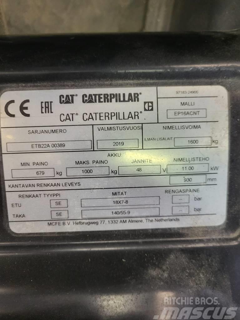 CAT EP16 ACNT " Lappeenrannassa" Електронавантажувачі