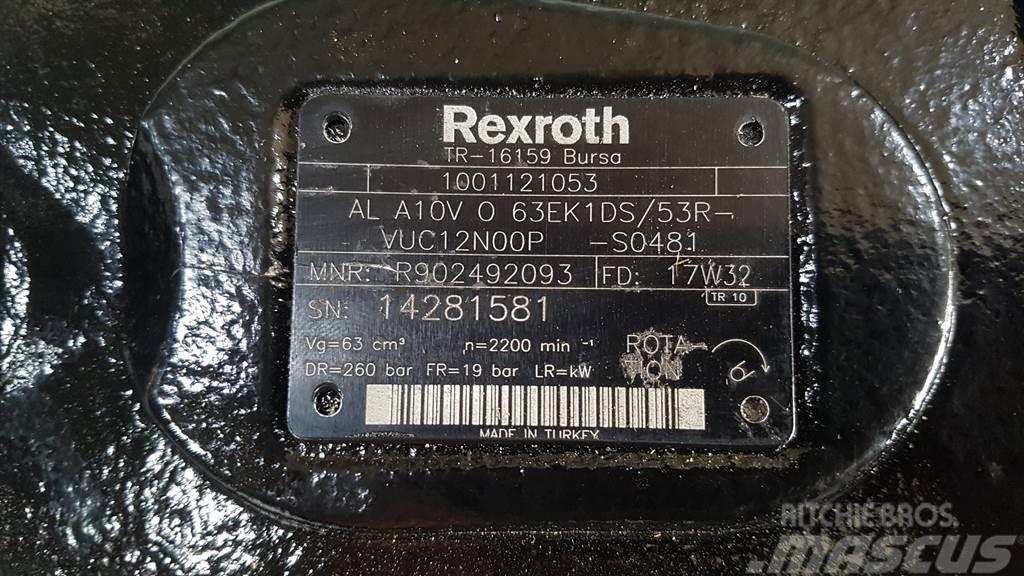 JLG 3006-Rexroth AL A10VO63EK1DS/53R-Load sensing pump Гідравліка
