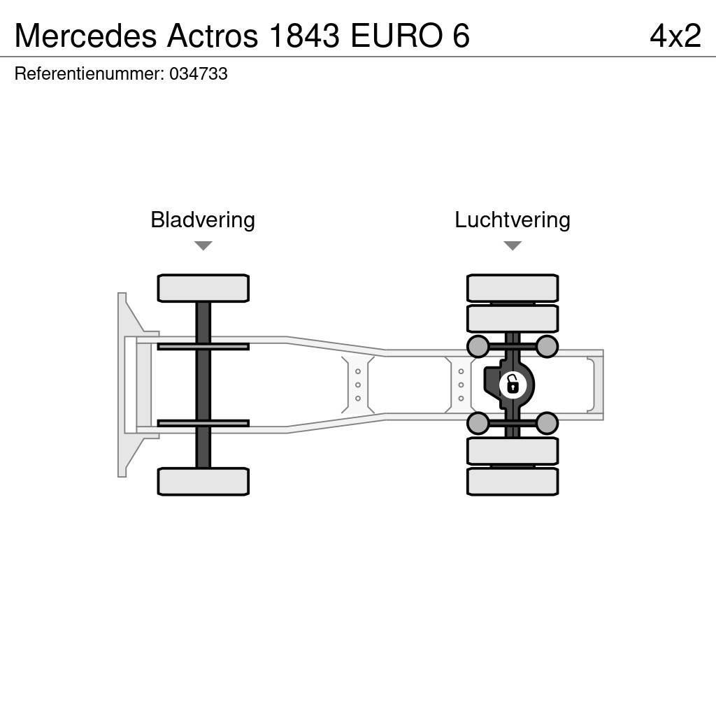 Mercedes-Benz Actros 1843 EURO 6 Тягачі