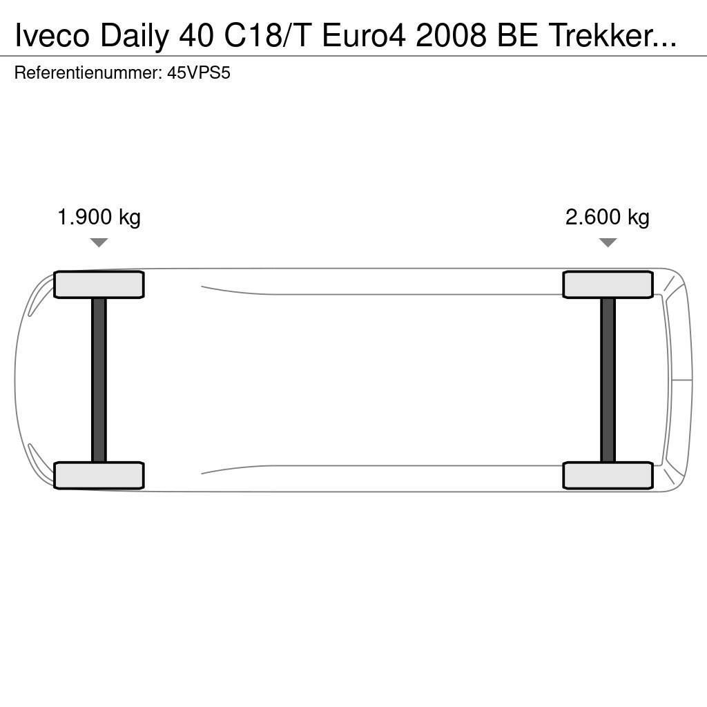 Iveco Daily 40 C18/T Euro4 2008 BE Trekker Alle inruil m Інше