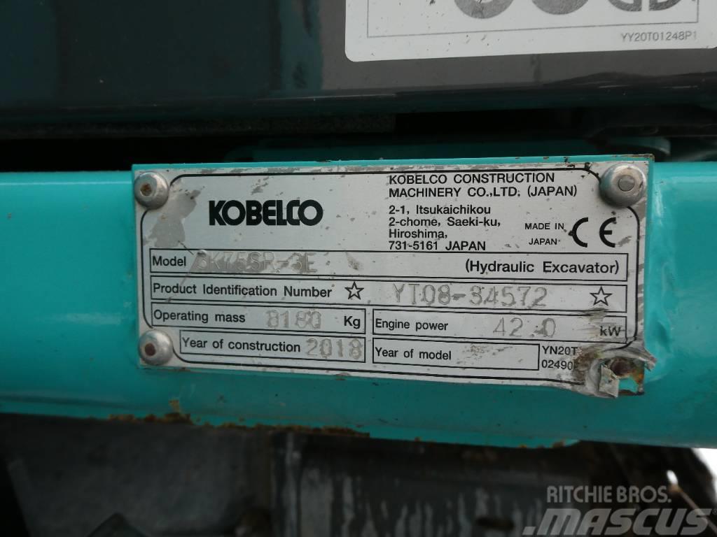 Kobelco SK 75 SR-3E Середні екскаватори 7т. - 12т.